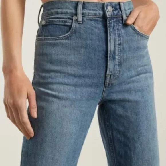 Everlane The ’90s Way-High Jean in Blue size 24 - Picture 7 of 9